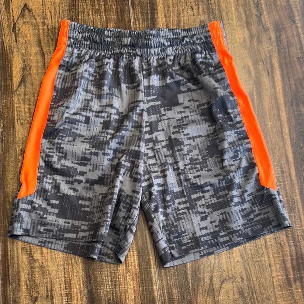 Kids Gray and Orange Shorts